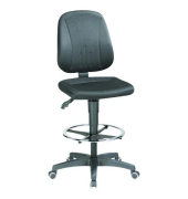Arbeitsdrehst Prosedia 9651, mittelhohe Rückenlehne, schwarz