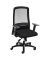 Bürostuhl Eccon plus-8 7172, mit Armlehnen, Stoff, schwarz