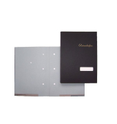 Unterschriftenmappe 620-SW, A4 20 F&auml;cher PVC schwarz