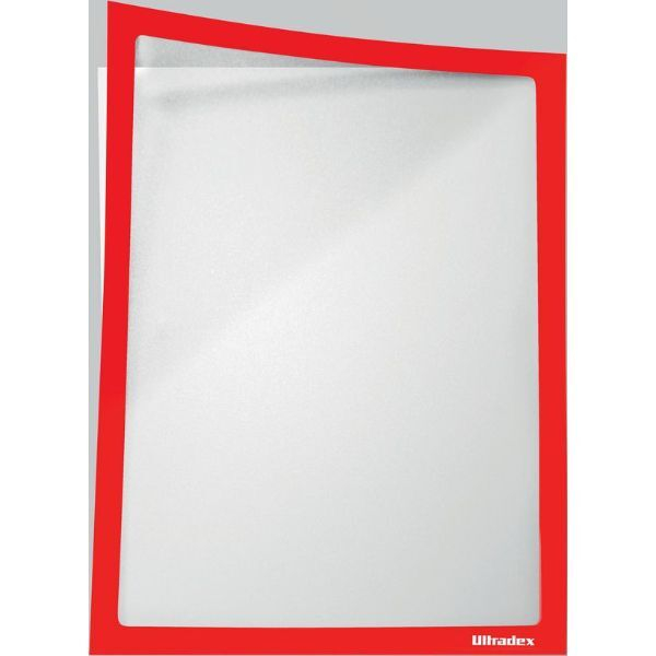 4024158192390 - Infotasche 8881 A4 magnethaftend rot Infotasche 4024158192390 Ultradex