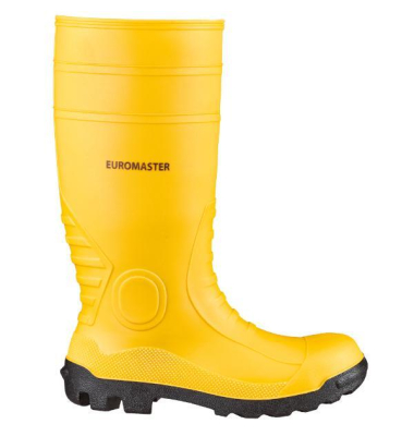 Sicherheitsschuhe EUROMASTER, S5, SRA, ESD, Unisex, gelb, Gr&ouml;&szlig;e 48