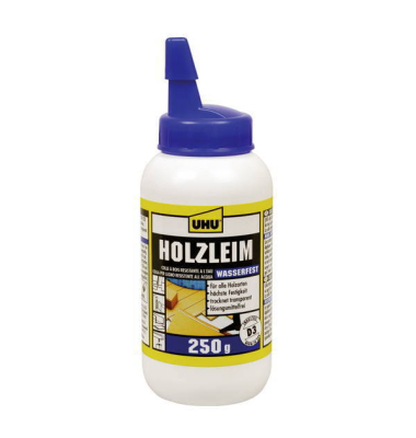 Holzleim 48585, Wasserfest, 250g-Flasche