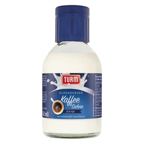 4027300326025 - Kaffeesahne 32601 10% Fett 168ml in der Glasflasche 4027300326025 TURM