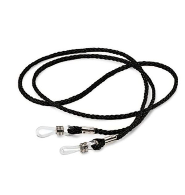 Brillenkordel 9959.002, für Bügelbrillen, Nylon, schwarz
