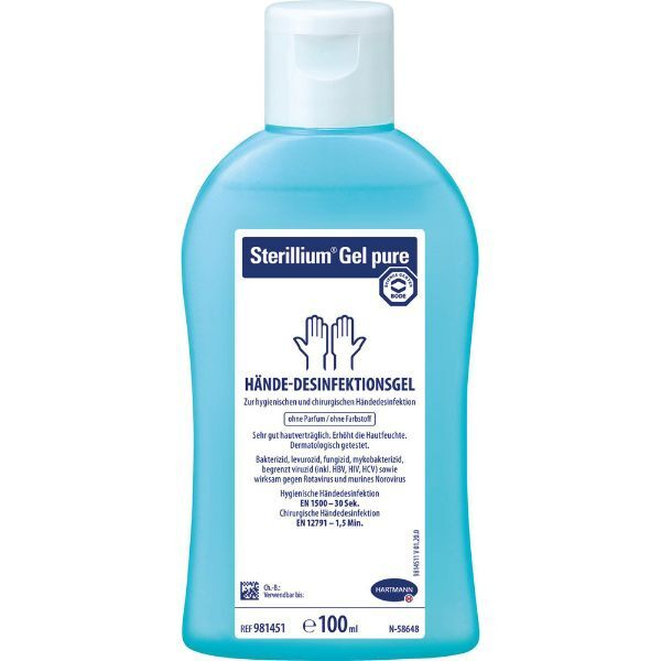 4031678069941 - Händedesinfektionsmittel 9814513 Gel pure parfümfrei 100 ml Flasche 4031678069941 Sterillium