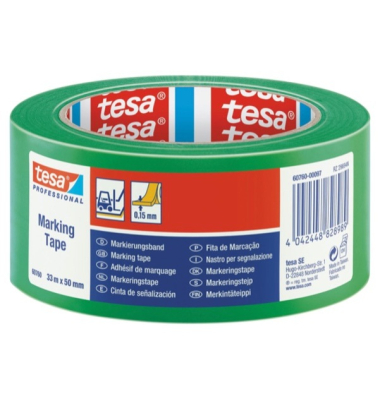 Bodenmarkierung 6070, PVC, 50mm x 3 grün Bodenmarkierung 6070, PVC, 50mm x 3 grün