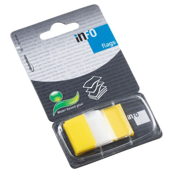 UPM Raflatac Haftmarker 7728-50, 25x43mm, gelb, ohne, Z-Notes, rechteckig 4044355773093 info