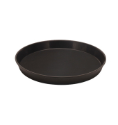 Serviertablett, PP, rund, Ø: 36 cm, schwarz
