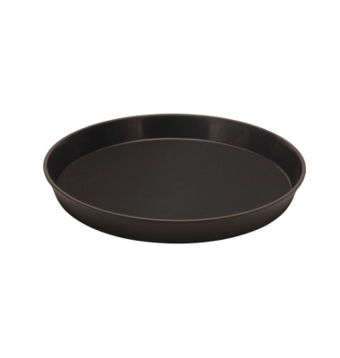 Serviertablett, PP, rund, Ø: 36 cm, schwarz