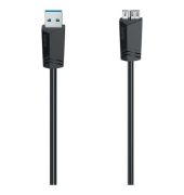 Micro-USB-3 0-Kabel, 0 75m, schwarz, 5 Gbits Datenübertragu