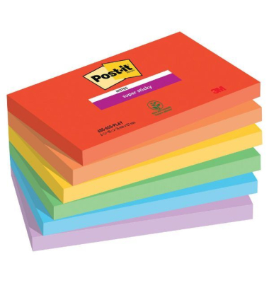 Haftnotizen 7100258796, 127x76mm, farbig sortiert, rechteckig