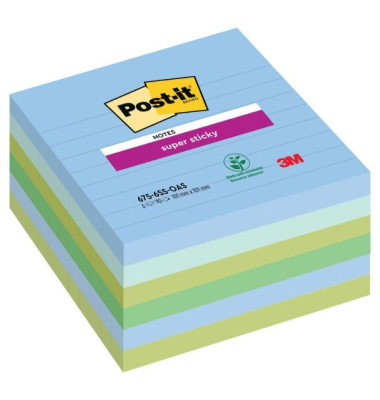 Haftnotizen 7100259320, 101x101mm, farbig sortiert, quadratisch
