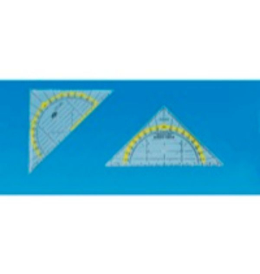 Geometriedreieck 262 Flex, Hypotenusenlänge: 160mm, transparent