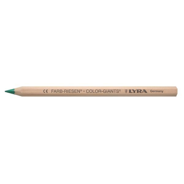 Lyra Buntstifte Color Giants, L3930067, grün, sechskant, Packung 4084900410028 Lyra 12 Stück