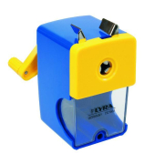 Bleistiftspitzmasch 7321660, bis 12mm Durchmesser, gelbblau