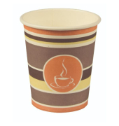 Becher to go, Pappe, beschichtet, 200 ml, 8 x 9,2 cm, bunt