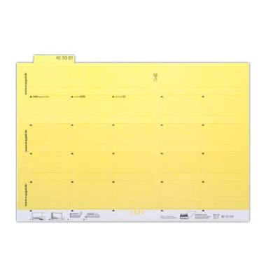 Reiter 405001, selbstklebend, 55mm, gelb