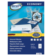 Universal-Etike ELA013, 70x42,3mm (LxB), weiß, 100Bl2