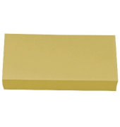 Moderationskarten M301-04, 20,5x9,5cm, rechteckig, 130g, gelb 