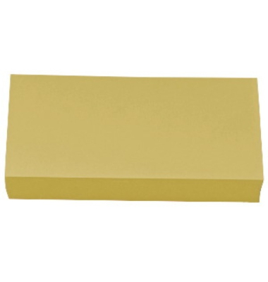 Moderationskarte, Rechteck, 20,5 x 9,5 cm, 130 gm², gelb