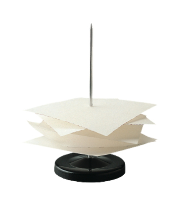 Zettelspie&szlig;er T43031, schwarz, Metall, Kunststoff