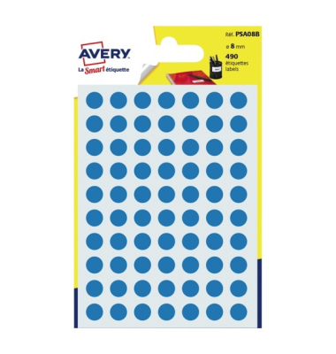 Markierungspunkte Zweckform PSA08B, Ø 8mm, blau Markierungspunkte Zweckform PSA08B, Ø 8mm, blau