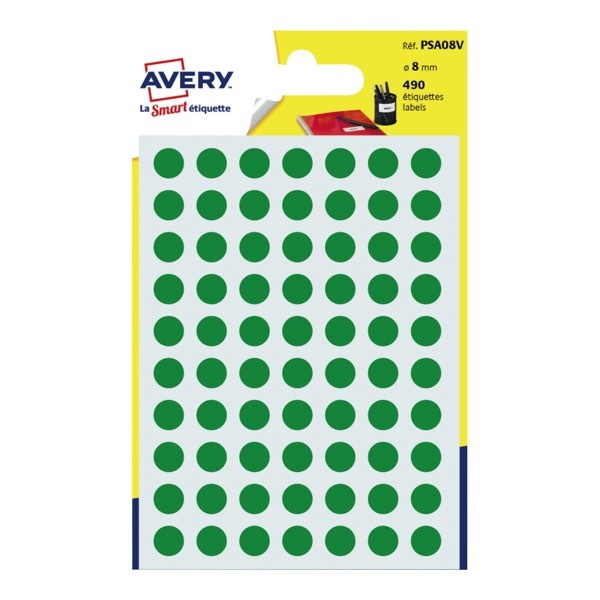 5014702026294 - Markierungspunkte Zweckform PSA08P Ø 8mm grün 5014702026294 Zweckform 490 Stück