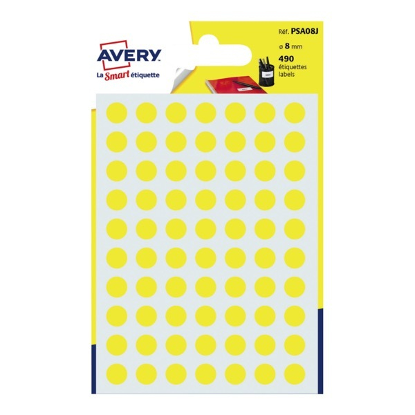 5014702026317 - Markierungspunkte Zweckform PSA08J Ø 8mm gelb 5014702026317 Zweckform 490 Stück 5014702026317 - Markierungspunkte Zweckform PSA08J Ø 8mm gelb 5014702026317 Zweckform 490 Stück