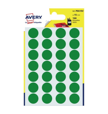 Markierungspunkte Zweckform PSA15V, Ø 15mm, grün