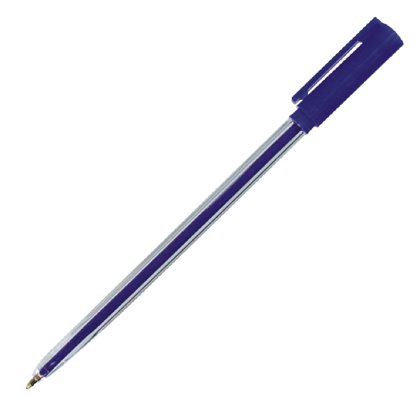 Micron Kugelschreiber Pen Einweg Kappe Strichstärke 0.7mm blau 5021203100118 Micron
