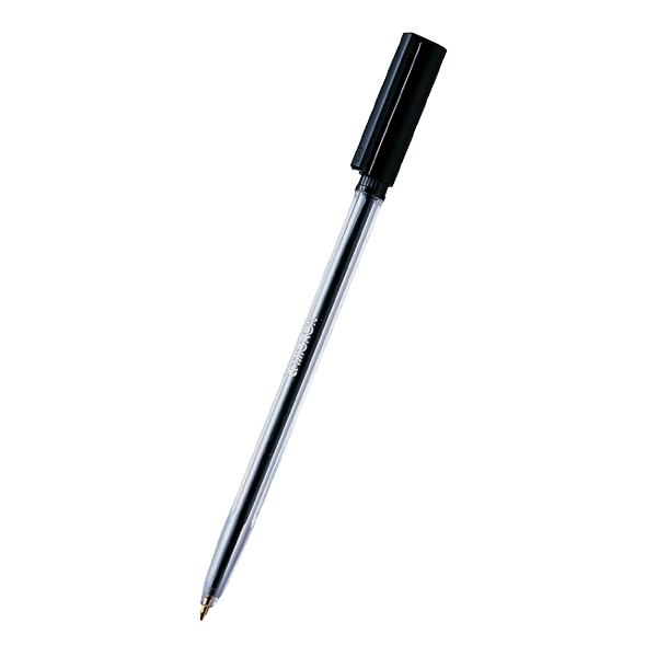 Micron Kugelschreiber Pen Einweg Kappe Strichstärke 0.7mm schwarz 5021203100125 Micron