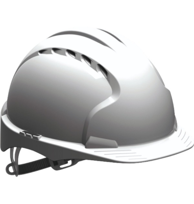 Schutzhelm EVO3 AJF160, aus HDPE, Gleitversch belüftet, weiß