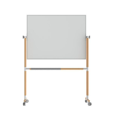 Stativdrehtafel-Whiteboard Giro, QR8004WH, 120x90cm, emailliert, 