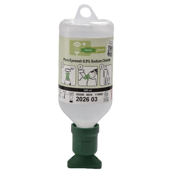 Plum Augenspülflasche 4604, 500 ml Natriumchloridlösung 5701684460412 Plum