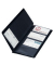 Visitenkarten für 96 Visitenkarten 256 x 124 x 10mm, schwarz Visitenkartenalbum