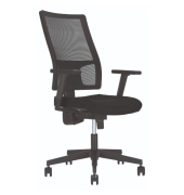 Bürostuhl Melik Synchron WBT30-OK3B, verstellb Rückenleh swz