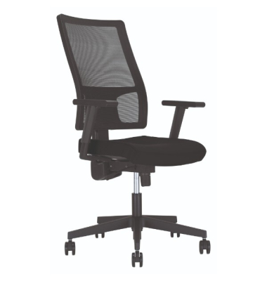 Bürostuhl Melik Synchron WBT30-OK3B, verstellb Rückenleh swz