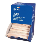 Rührstäbchen, in Spenderbox, Einweg, Holz, natur