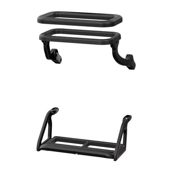 7322540564471 - TORK Abfallsackhalterung für Bodenständer schwarz aus Kunststoff zur sicheren Befestigung des Müllbeutels - 1 Stück (206550)