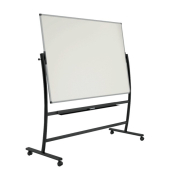 Stativdrehtafel-Whiteboard 2234070011, 150x120cm (BxH), emailliert, Aluminiumrahmen