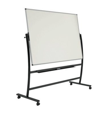 Stativdrehtafel-Whiteboard 2234070011, 150x120cm, emailliert, Aluminiumrahmen