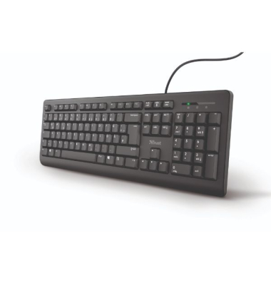 Tastatur TK-150, kabelgebunden, leise, schwarz