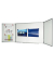 Whiteboard klappbar 7-100554, 120/240x90cm, emailliert, Aluminiumrahmen