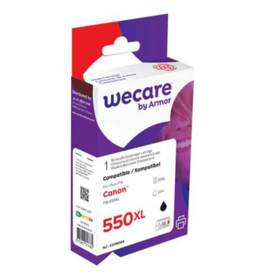 Druckerpatrone K20480W4 K20480W4 (kompatibel zu Canon PGI-550PGBKXL), schwarz, ca. 500 Seiten