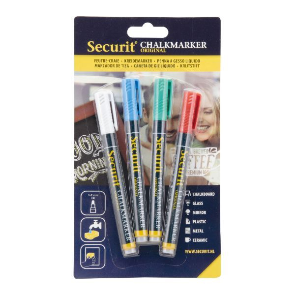 8718226492685 - Kreidemar BL-SMA100-V4-COL Normal 1-2mm weißblau 8718226492685 4 Stück 8718226492685 - Kreidemar BL-SMA100-V4-COL Normal 1-2mm weißblau 8718226492685 4 Stück