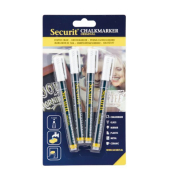 Kreidemarker BL-SMA100-V4-WHI, wei&szlig;, 1-2mm Keilspitze