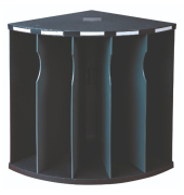 Sortierreck Ecoblack 393714D, A4, schwarz, Polystyrol, 281mm