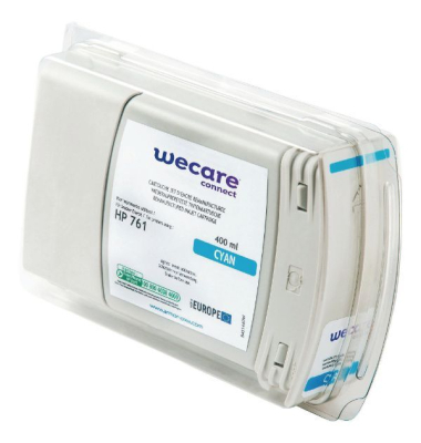 Druckerpatrone 761/Cm994A B45144W4 (kompatibel zu HP 761/Cm994A), cyan, 400 ml