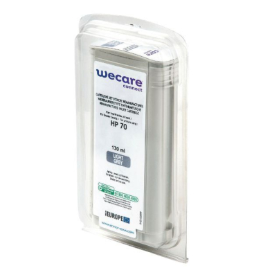 Druckerpatrone 70/C9451A B45103W4 (kompatibel zu HP 70/C9451A), hell grau, 130 ml