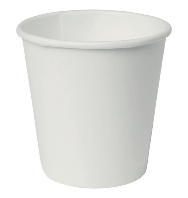 Becher Biopak 186210, nachwac Rohstoff 120ml, weiß